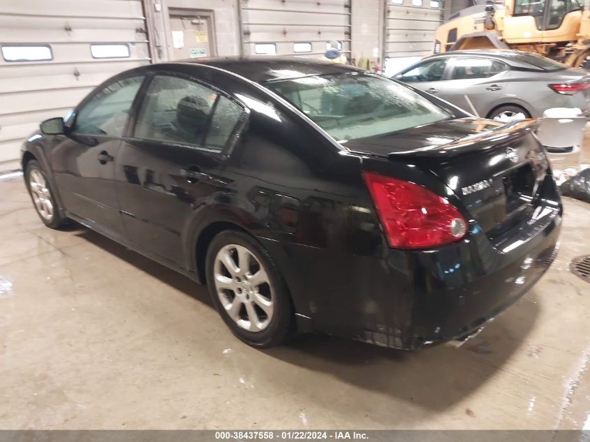 2007 Nissan Maxima 3.5 Sl VIN: 1N4BA41E37C837038 Lot: 38592625