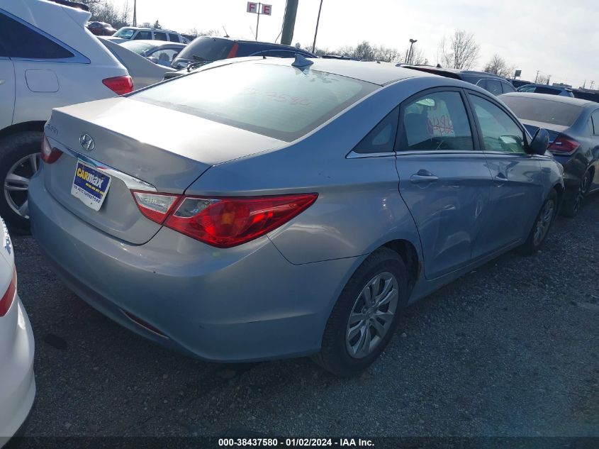 2012 Hyundai Sonata Gls VIN: 5NPEB4AC7CH330631 Lot: 38437580