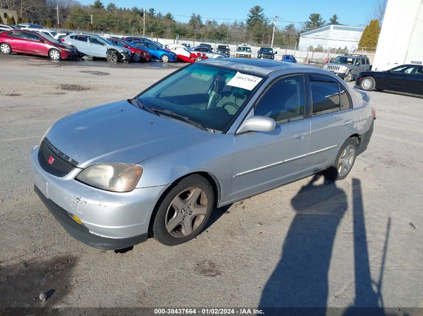 2002 Honda Civic Ex VIN: 2HGES26712H566104 Lot: 38437664