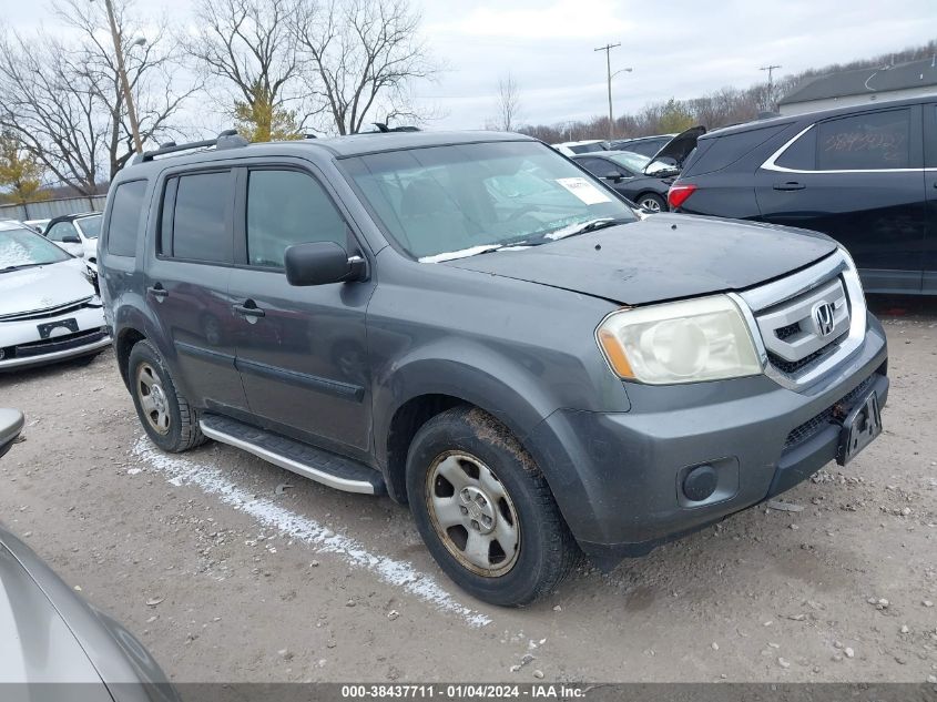 2011 Honda Pilot Lx VIN: 5FNYF4H29BB018189 Lot: 38437711