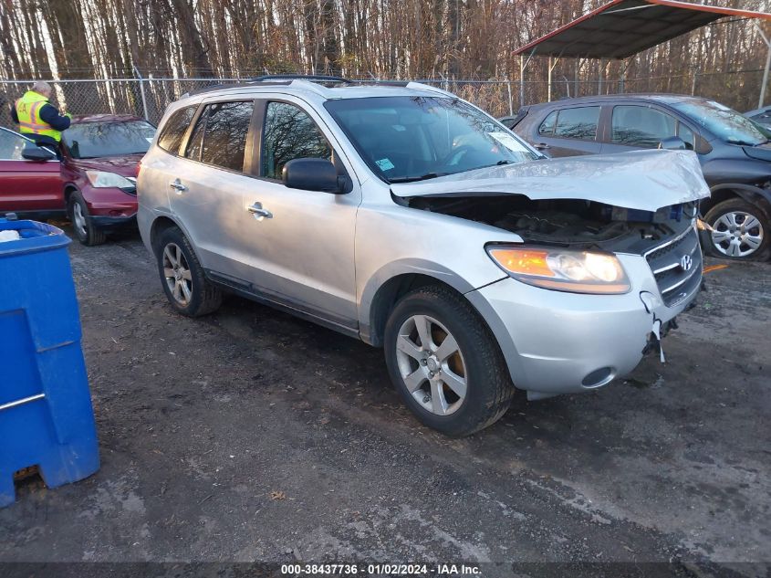 5NMSH13E27H082693 2007 Hyundai Santa Fe Limited/Se