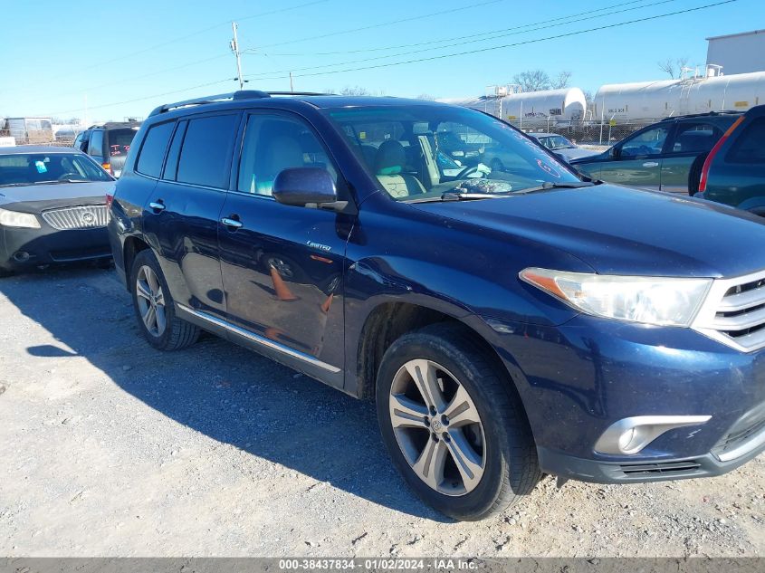 5TDYK3EH1CS072890 2012 Toyota Highlander Limited V6