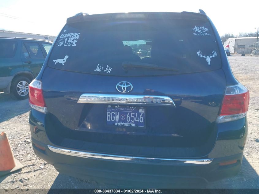 5TDYK3EH1CS072890 2012 Toyota Highlander Limited V6