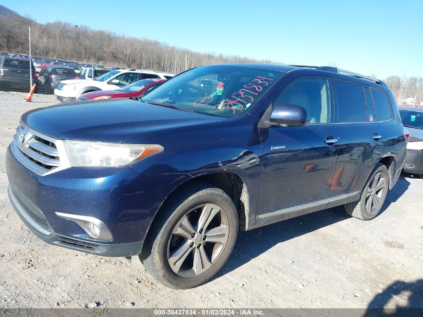 5TDYK3EH1CS072890 2012 Toyota Highlander Limited V6