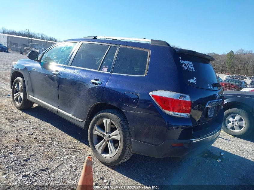 5TDYK3EH1CS072890 2012 Toyota Highlander Limited V6