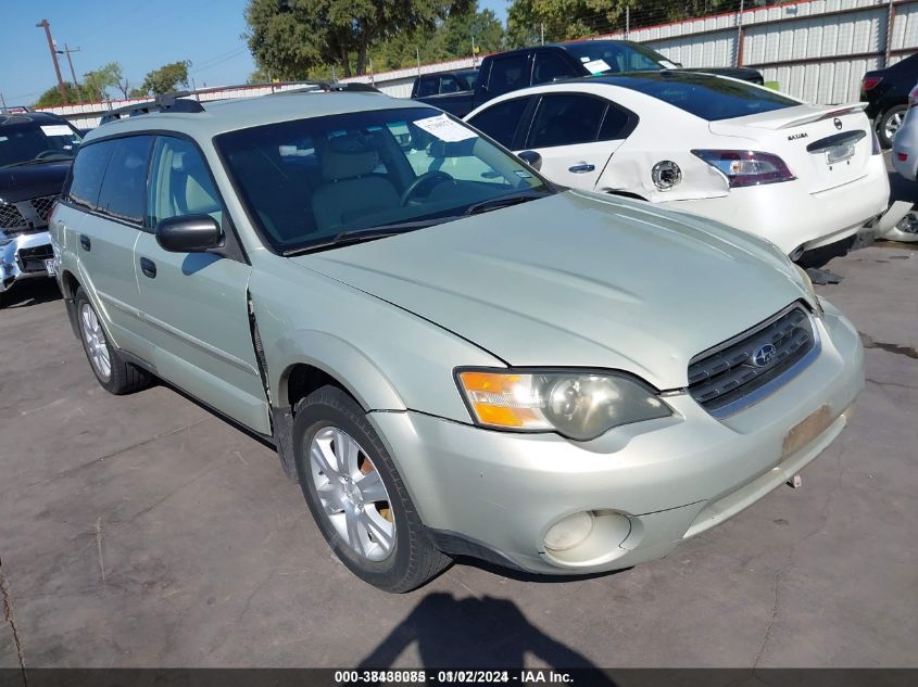 2005 Subaru Outback 2.5I VIN: 4S4BP61C357368554 Lot: 38438085