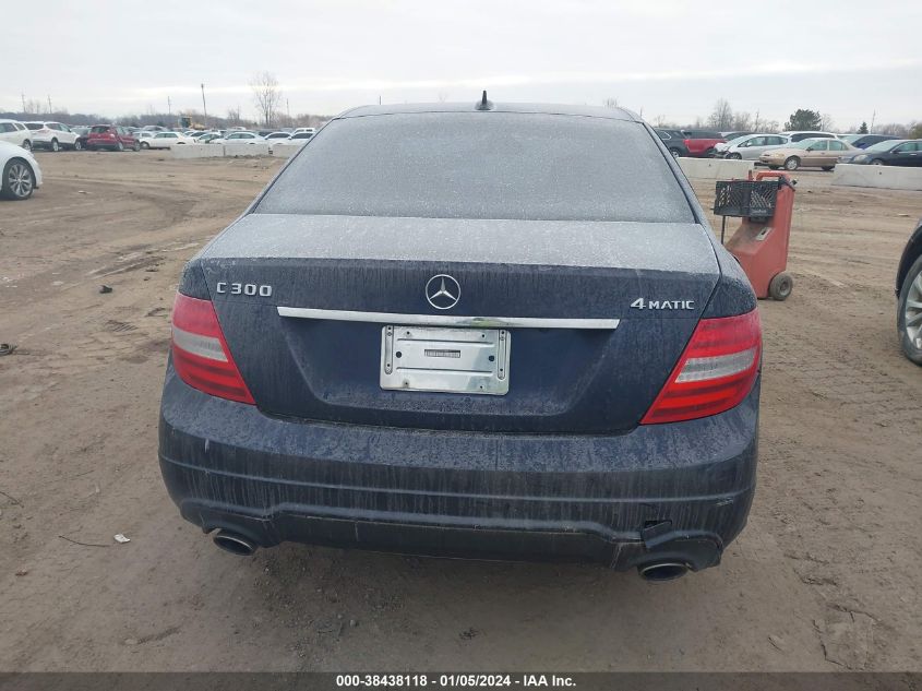 2012 Mercedes-Benz C 300 Luxury 4Matic/Sport 4Matic VIN: WDDGF8BB9CR198948 Lot: 38438118