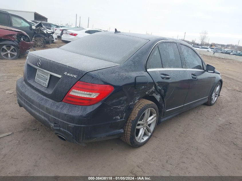 2012 Mercedes-Benz C 300 Luxury 4Matic/Sport 4Matic VIN: WDDGF8BB9CR198948 Lot: 38438118