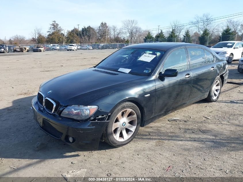 WBAHN83597DT76352 2007 BMW 750Li