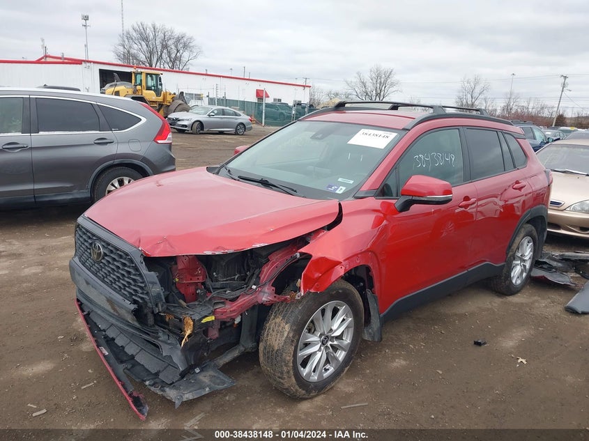 2022 Toyota Corolla Cross Le VIN: 7MUCAABG4NV012463 Lot: 38438148