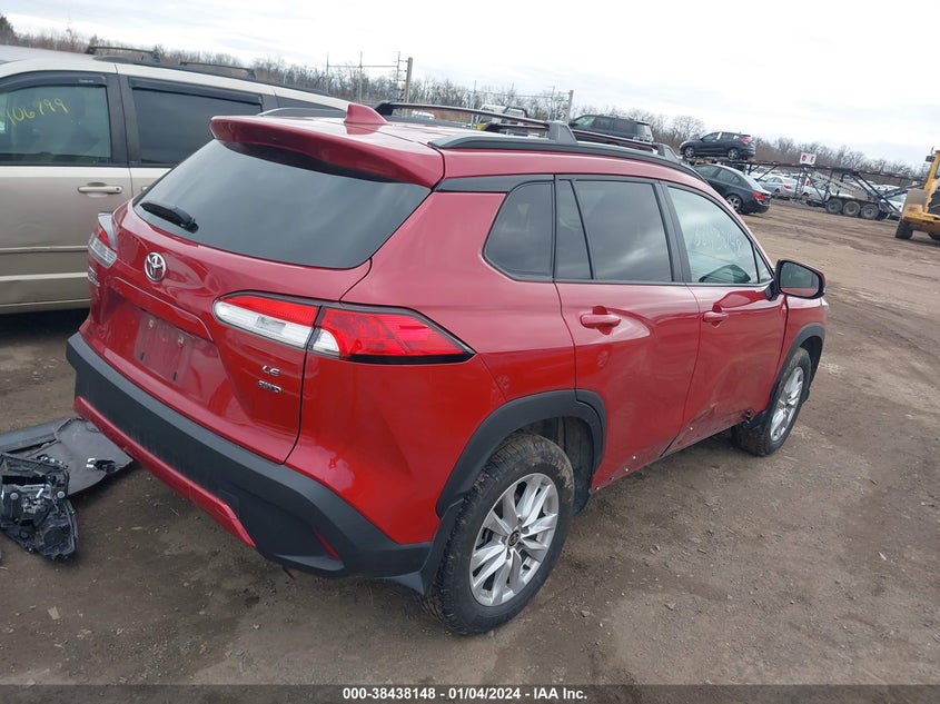 2022 Toyota Corolla Cross Le VIN: 7MUCAABG4NV012463 Lot: 38438148
