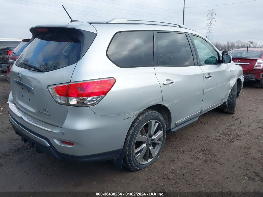 2013 Nissan Pathfinder Platinum VIN: 5N1AR2MMXDC641630 Lot: 38438254