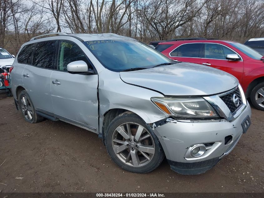 2013 Nissan Pathfinder Platinum VIN: 5N1AR2MMXDC641630 Lot: 38438254