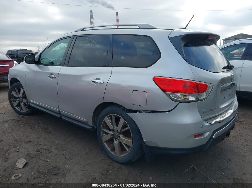 2013 Nissan Pathfinder Platinum VIN: 5N1AR2MMXDC641630 Lot: 38438254