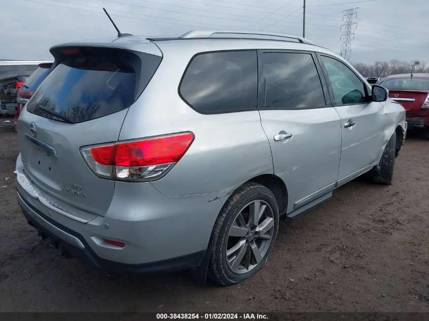 2013 Nissan Pathfinder Platinum VIN: 5N1AR2MMXDC641630 Lot: 38438254