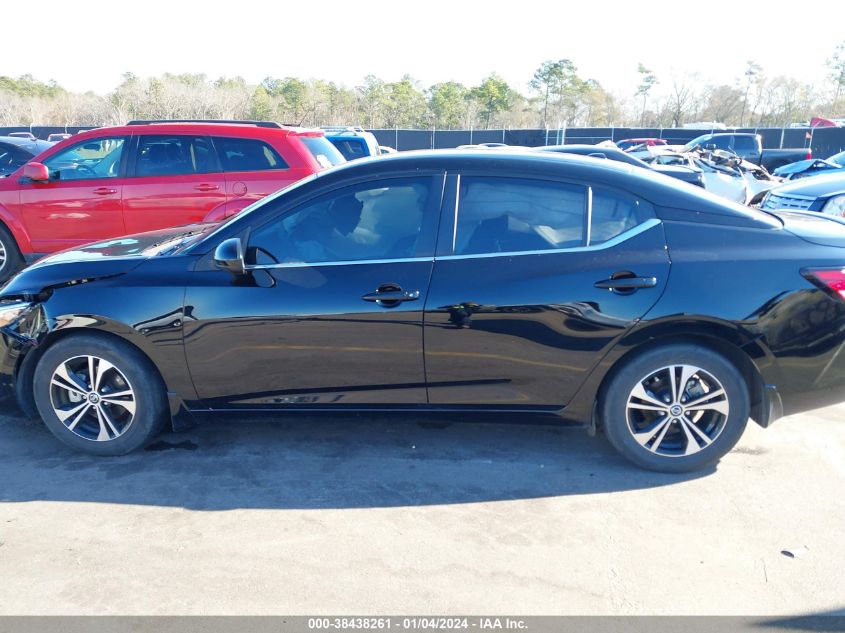 2022 Nissan Sentra Sv Xtronic Cvt VIN: 3N1AB8CV8NY246170 Lot: 38438261