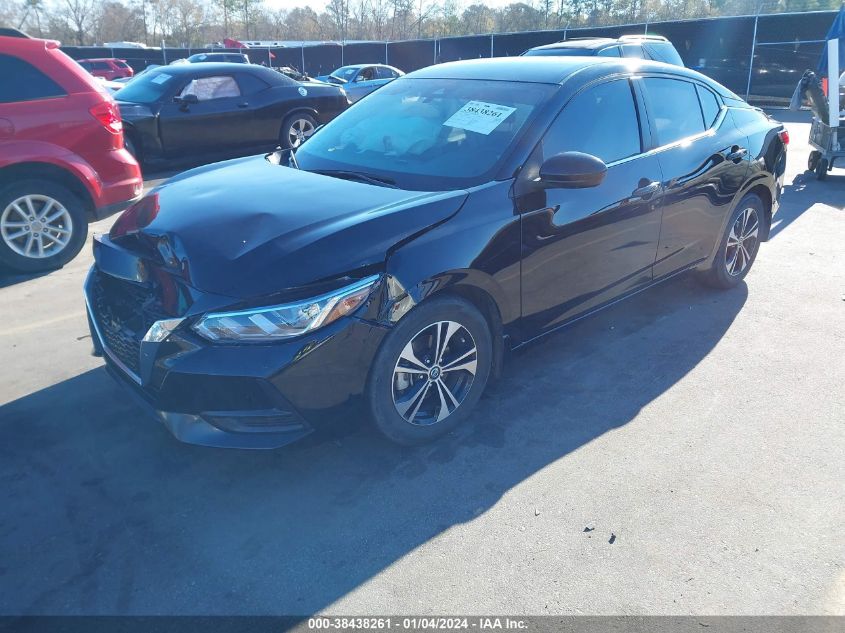 2022 Nissan Sentra Sv Xtronic Cvt VIN: 3N1AB8CV8NY246170 Lot: 38438261