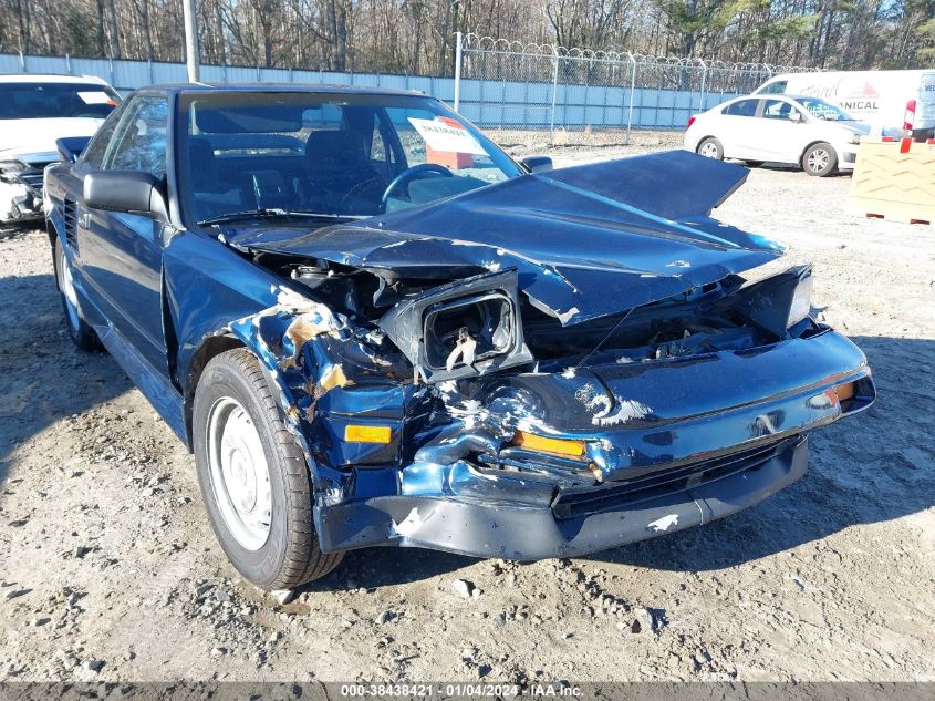 1988 Toyota Mr2 VIN: JT2AW15C8J0124135 Lot: 38438421