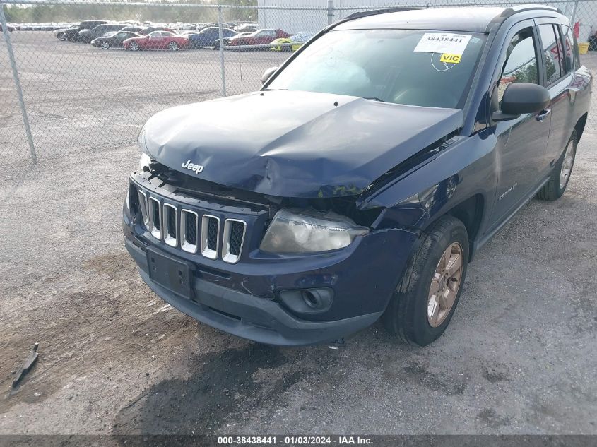 2014 Jeep Compass Sport VIN: 1C4NJCBA3ED777220 Lot: 38438441