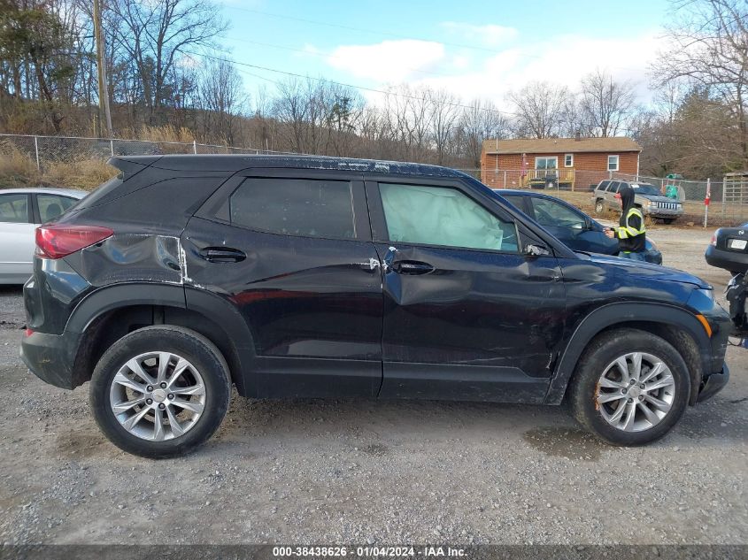 2022 Chevrolet Trailblazer Fwd Ls VIN: KL79MMS23NB115508 Lot: 38438626