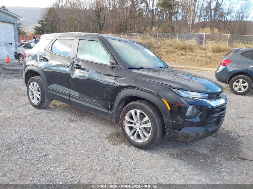 2022 Chevrolet Trailblazer Fwd Ls VIN: KL79MMS23NB115508 Lot: 38438626