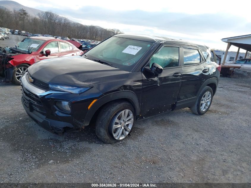 2022 Chevrolet Trailblazer Fwd Ls VIN: KL79MMS23NB115508 Lot: 38438626