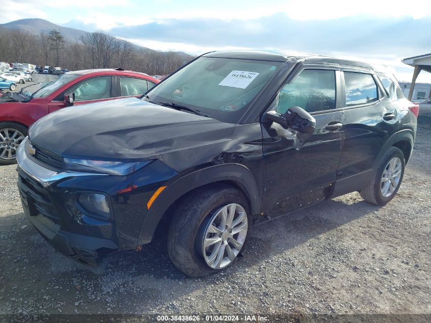 2022 Chevrolet Trailblazer Fwd Ls VIN: KL79MMS23NB115508 Lot: 38438626