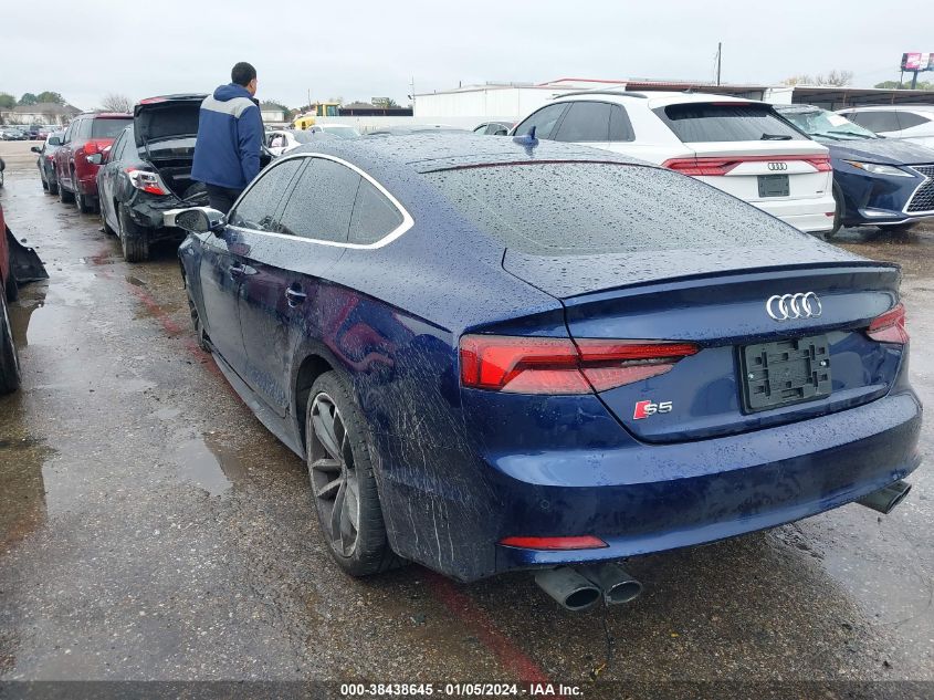 2018 Audi S5 3.0T Premium Plus VIN: WAUC4CF52JA042927 Lot: 38438645