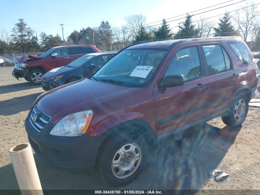 SHSRD78536U441645 2006 Honda Cr-V Lx