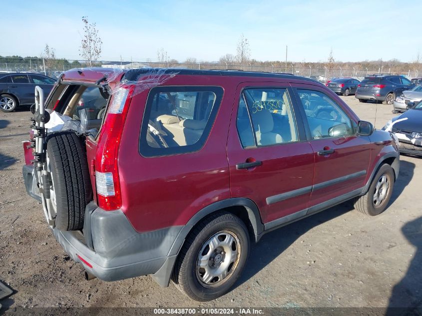 SHSRD78536U441645 2006 Honda Cr-V Lx