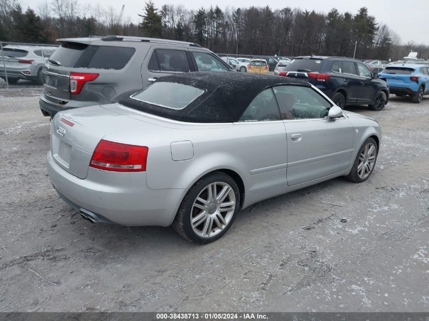 WUARL48HX7K900700 2007 Audi S4