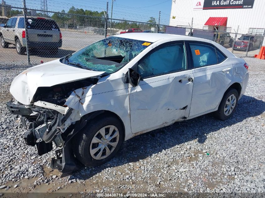 2016 Toyota Corolla L VIN: 2T1BURHE8GC635470 Lot: 38438716