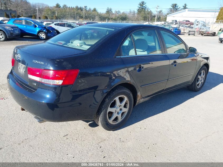 2006 Hyundai Sonata Gls V6/Lx V6 VIN: 5NPEU46F76H105465 Lot: 38438763