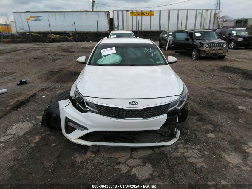 5XXGT4L33KG372744 2019 Kia Optima Lx