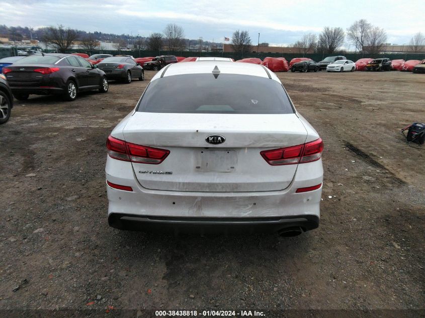 5XXGT4L33KG372744 2019 Kia Optima Lx