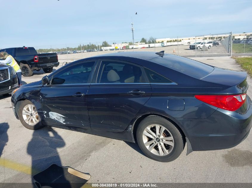 2013 Hyundai Sonata Gls VIN: 5NPEB4AC9DH727016 Lot: 38438819