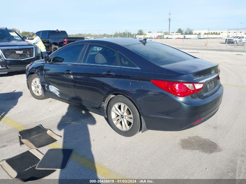 2013 Hyundai Sonata Gls VIN: 5NPEB4AC9DH727016 Lot: 38438819