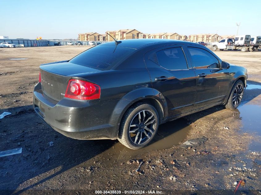 1C3CDZCB0DN612862 2013 Dodge Avenger Sxt