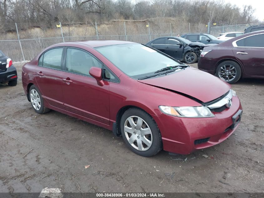 19XFA1F55AE078606 2010 Honda Civic Lx