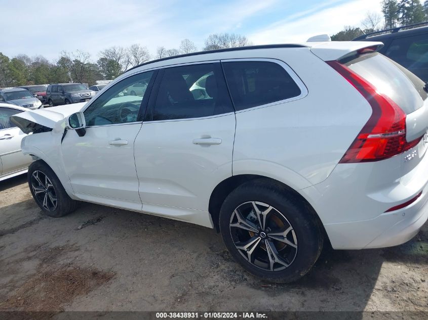 2022 Volvo Xc60 B5 Momentum VIN: YV4L12RK3N1988223 Lot: 38438931