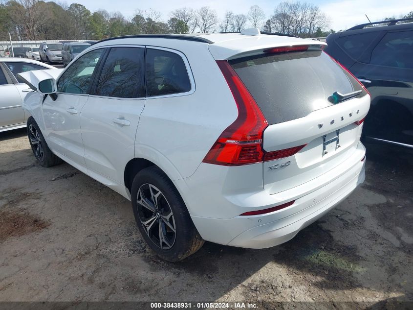 2022 Volvo Xc60 B5 Momentum VIN: YV4L12RK3N1988223 Lot: 38438931