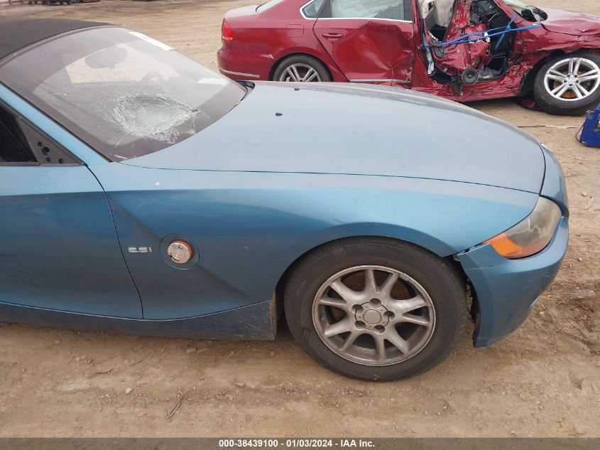 4USBT33433LR64234 2003 BMW Z4 2.5I