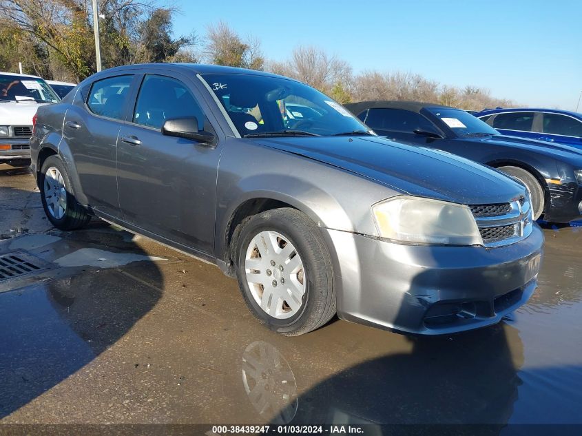 1C3CDZABXCN286781 2012 Dodge Avenger Se