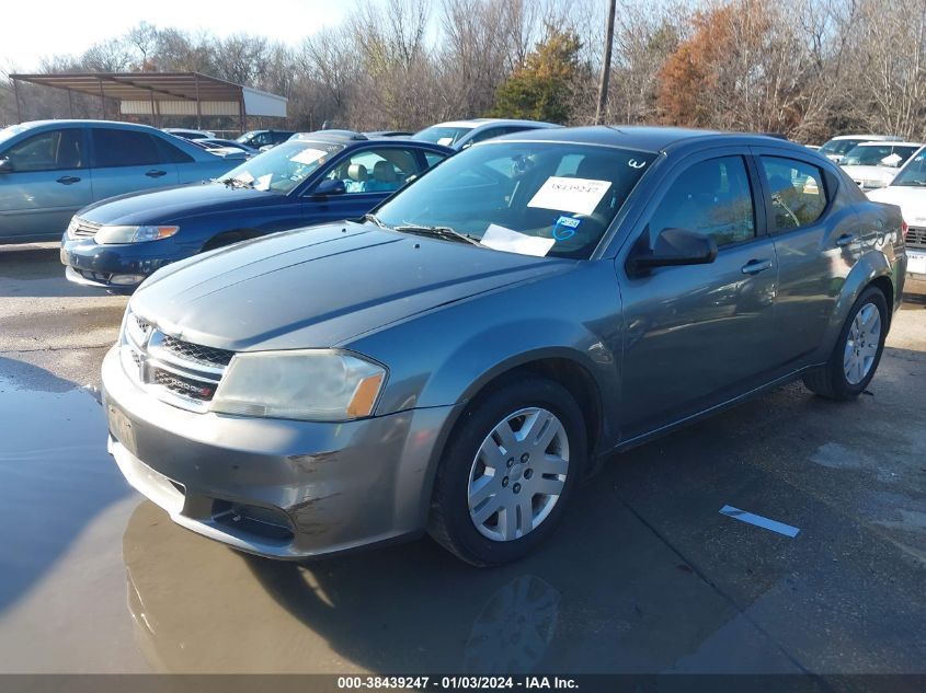 1C3CDZABXCN286781 2012 Dodge Avenger Se