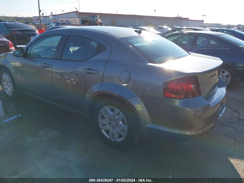 1C3CDZABXCN286781 2012 Dodge Avenger Se