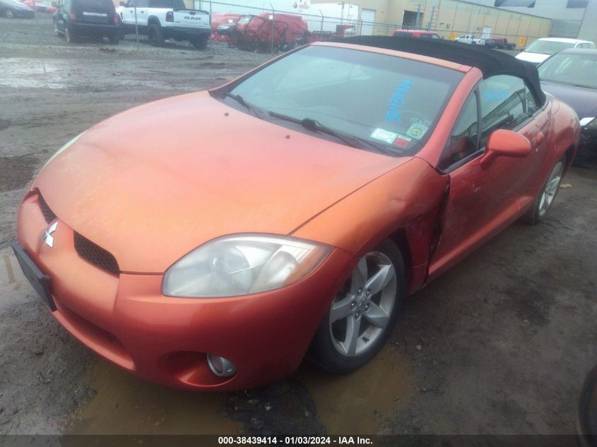 4A3AL25F77E008790 2007 Mitsubishi Eclipse Spyder Gs