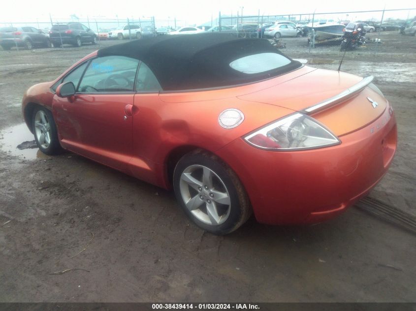 4A3AL25F77E008790 2007 Mitsubishi Eclipse Spyder Gs