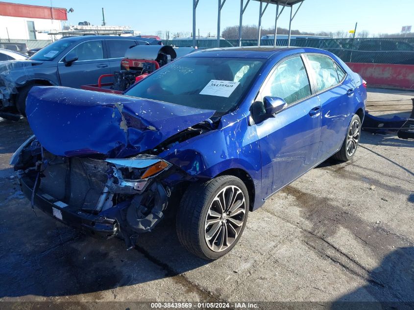 2016 Toyota Corolla S Premium VIN: 2T1BURHE6GC562499 Lot: 38439569