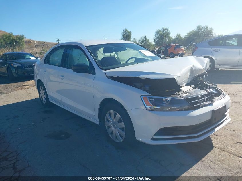 2016 Volkswagen Jetta 1.4T S VIN: 3VW267AJ4GM395179 Lot: 38439707