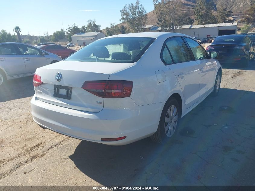 2016 Volkswagen Jetta 1.4T S VIN: 3VW267AJ4GM395179 Lot: 38439707